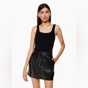 Aritzia Babaton Sculpt Knit Squareneck Tank
